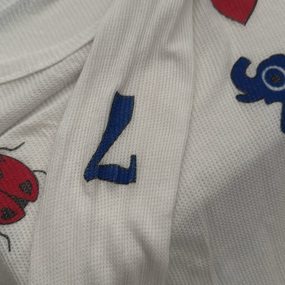 In good conditioning, worn 2x - no stains, rips. Lightly faded designs (pics) - Picture 9 of 9